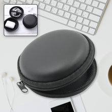 Cute round earphone carrying case