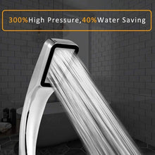 Water-saving high-pressure shower head with 300 spray holes