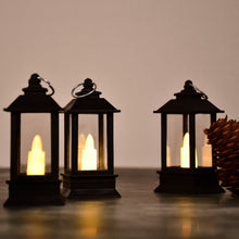 Lantern with artificial candle for indoor and outdoor.