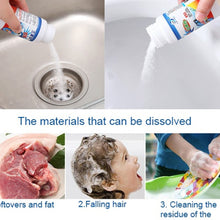 POWERFUL SINK AND DRAIN CLEANER, PORTABLE POWDER CLEANING TOOL SUPER CLOG REMOVER CHEMICAL POWDER AGENT