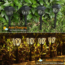 Solar Pathway Lights Outdoor Garden Lights (2 Pcs Set)