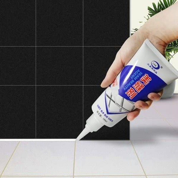 Waterproof Tile Gap / Crack / Grout Filler Water-Resistant Silicone Sealant for DIY Home Sink Gaps / Tiles Gaps / Grouts Repair Filler Tube For Home, Office, Bathroom, Toilets(180 Ml)