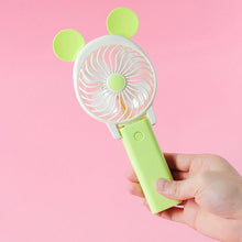 Mini cartoon fan portable and fun design