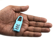 Durable 3 digit luggage lock for protecting belongings and ensuring safe travel