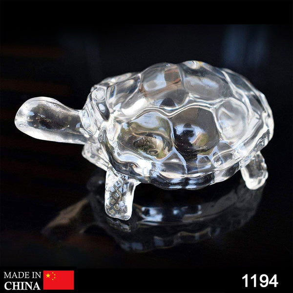 Feng Shui crystal tortoise for good luck and prosperity