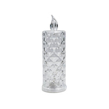 Decorative crystal rose LED candle, ideal for home and festival lighting.