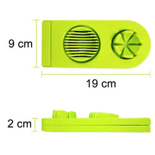 Egg slicer with segmented cutting functionality