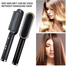 6168 Hqt-909b Hair Straightener Used While Massaging Hair Scalps And Head.