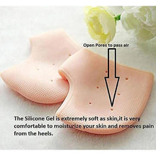 Moisturizing silicone gel for cracked heels.