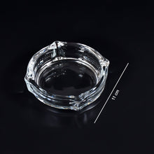 Decorative crystal ashtray for home decor.