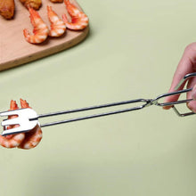 Multi-functional BBQ serving clamp