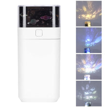 LED projector with star patterns and humidifier feature