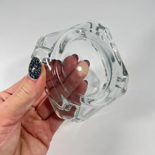 Crystal quality ashtray for outdoor use