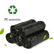 Compact black garbage bag (17 x 19 inches) for general use.