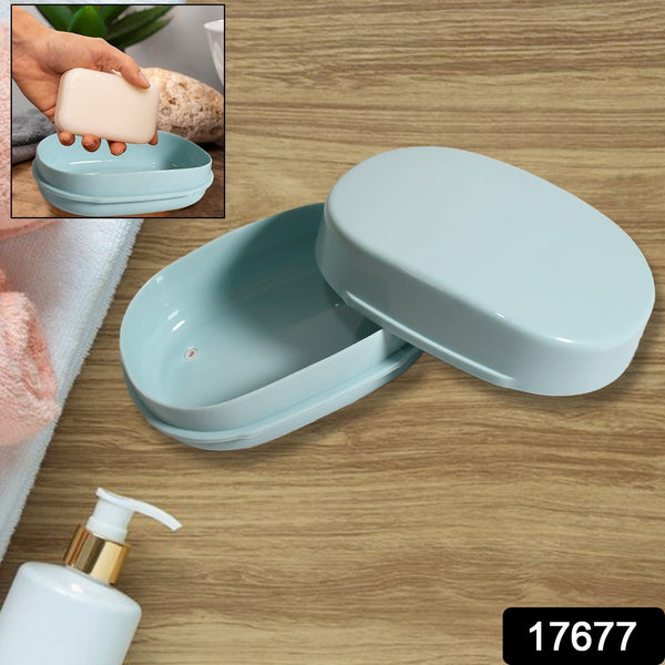 Soap Container, Soap Box Household Kitchen and Bathroom Can Use PP Material Drain Box, Soap Dish, for Bathroom Shower Home Outdoor Camping (1 Pc)